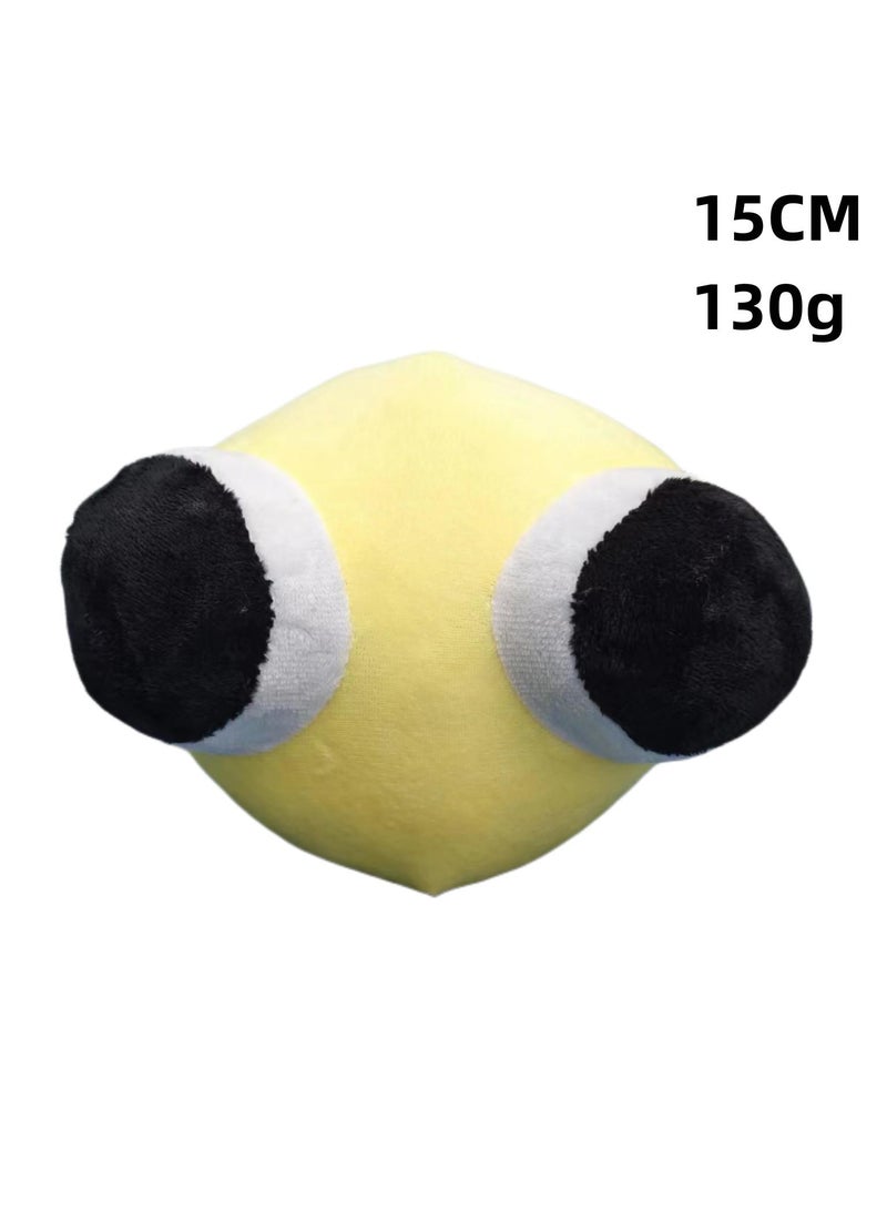 1-Pieces Strange Funny Stuffed Plush Toy Rainbow Friends Series Action Doll Yellow-B1