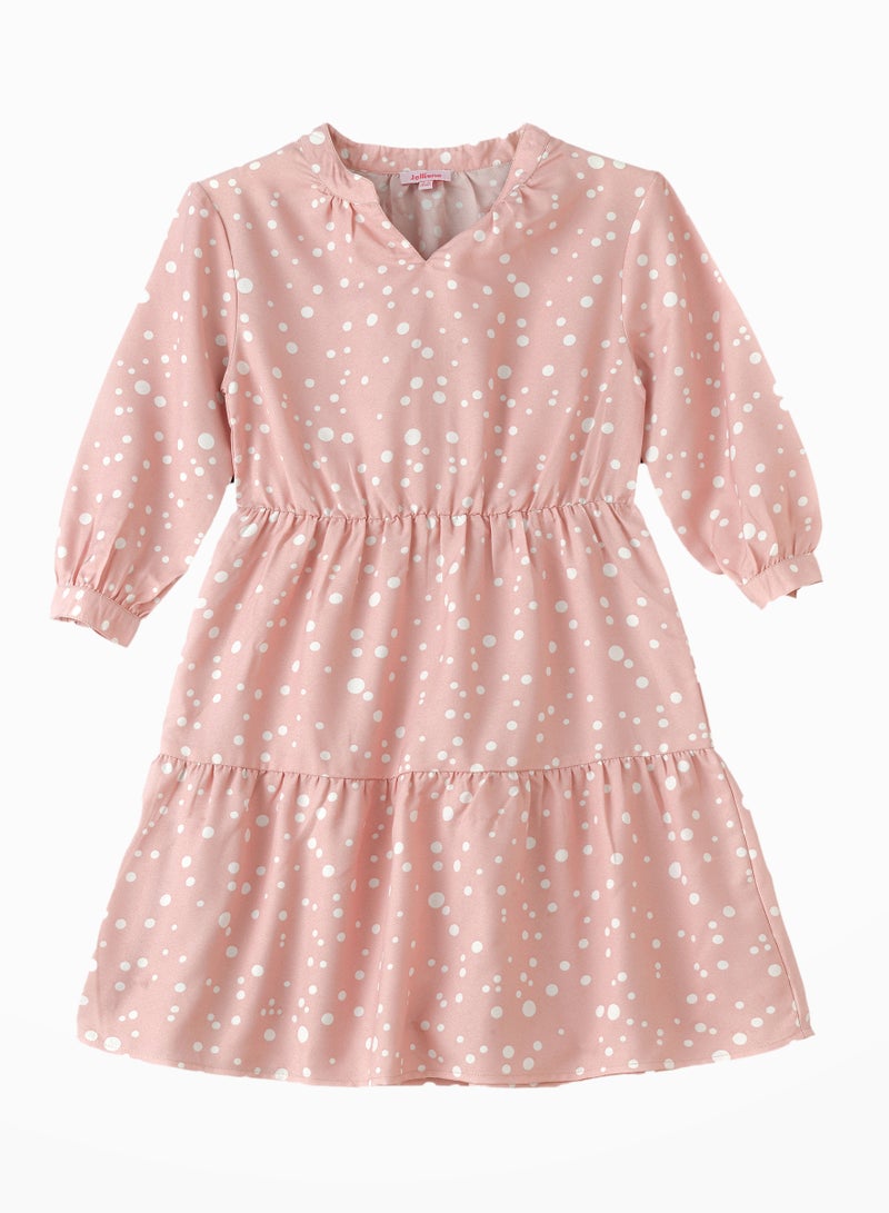 Tween Twirl: Girls' Flowy Georgette Dress Breezy Comfort & Summer Chic