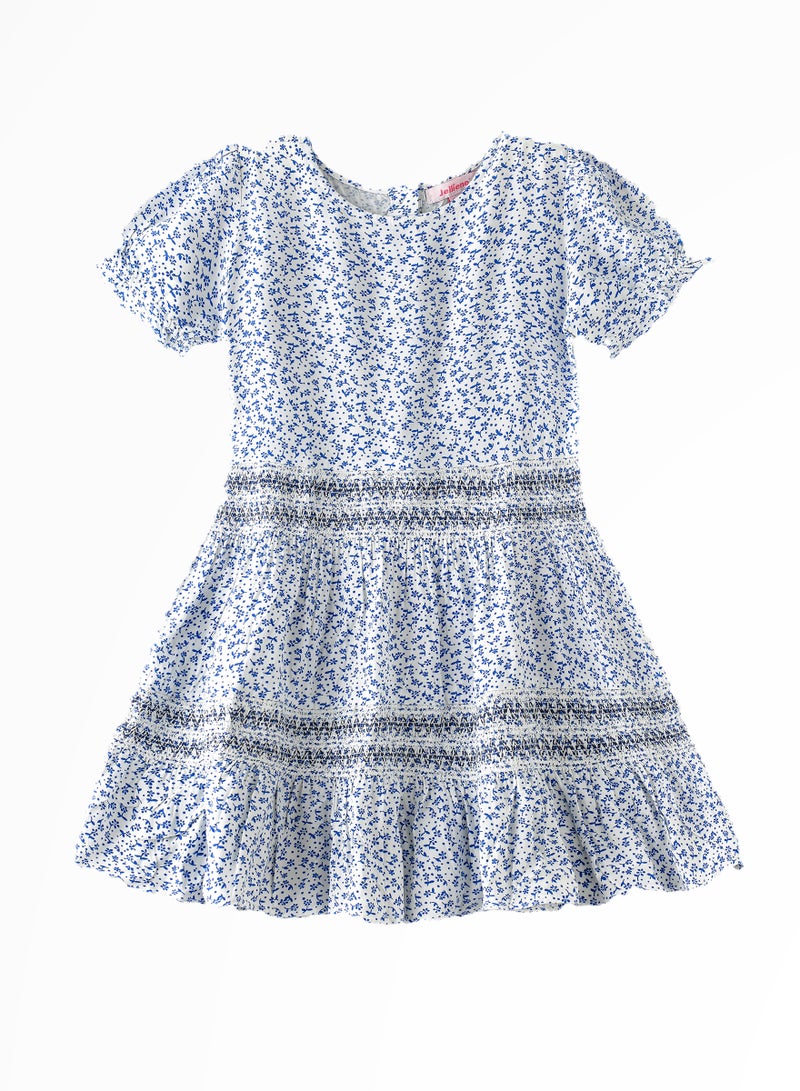 Tween Trendsetter: Girls' Flowy Viscose Dress Breezy Comfort & Summer Style