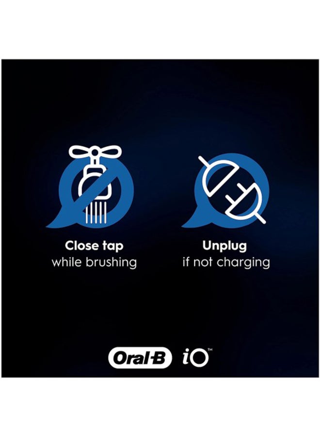 Io Series 10 Cosmic Black Ai Rechargeable Tooth Brush, 7 Smart Modes 3D Teeth Trackingr