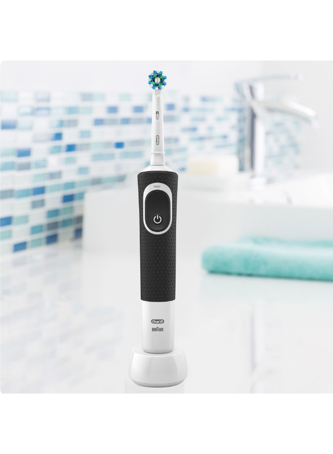 Vitality 300 Rechargeable Toothbrush With Crossaction Brush Head, 3 Cleaning Modes & 2 Minutes Built-In Timer