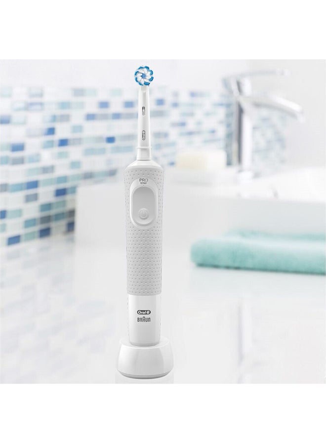 Vitality D100 Cls Sensi Ultrathin Rechargeable Toothbrush + Eb 20-2 Brush Head Bundle