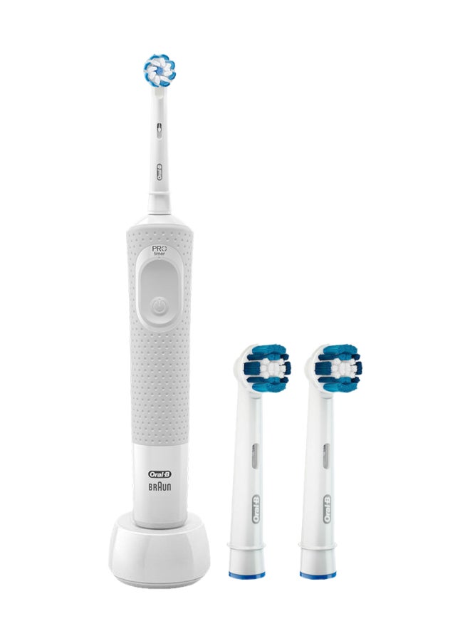 Vitality D100 Cls Sensi Ultrathin Rechargeable Toothbrush + Eb 20-2 Brush Head Bundle