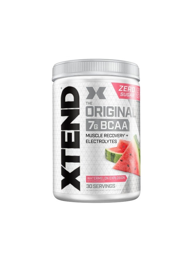 Xtend The Original 7G BCAA Muscle Recovery + Electrolytes, Watermelon Explosion Flavor - 30 Servings