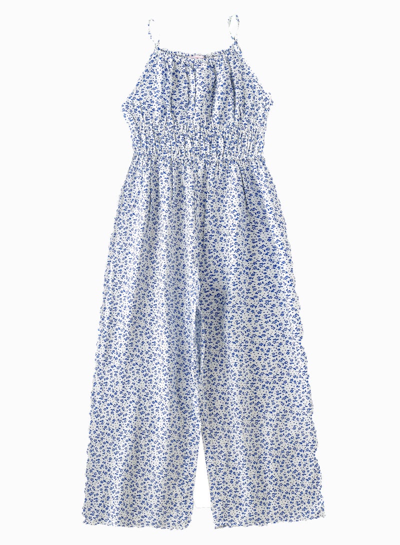 Tween Trendsetter: Girls' Comfy Viscose Jumpsuit Effortless Style for Summer