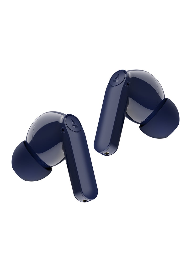 Airdopes 131 PRO With 11mm Drivers,45Hrs Playback,ASAP Charge & Quad Mic Enx Royal Blue