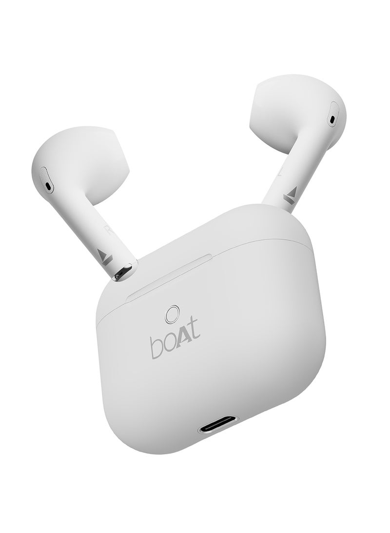 Airdopes Alpha With 35 HRS Playback, 13mm Drivers, Dual Mics ENx & Beast Mode Swedish White