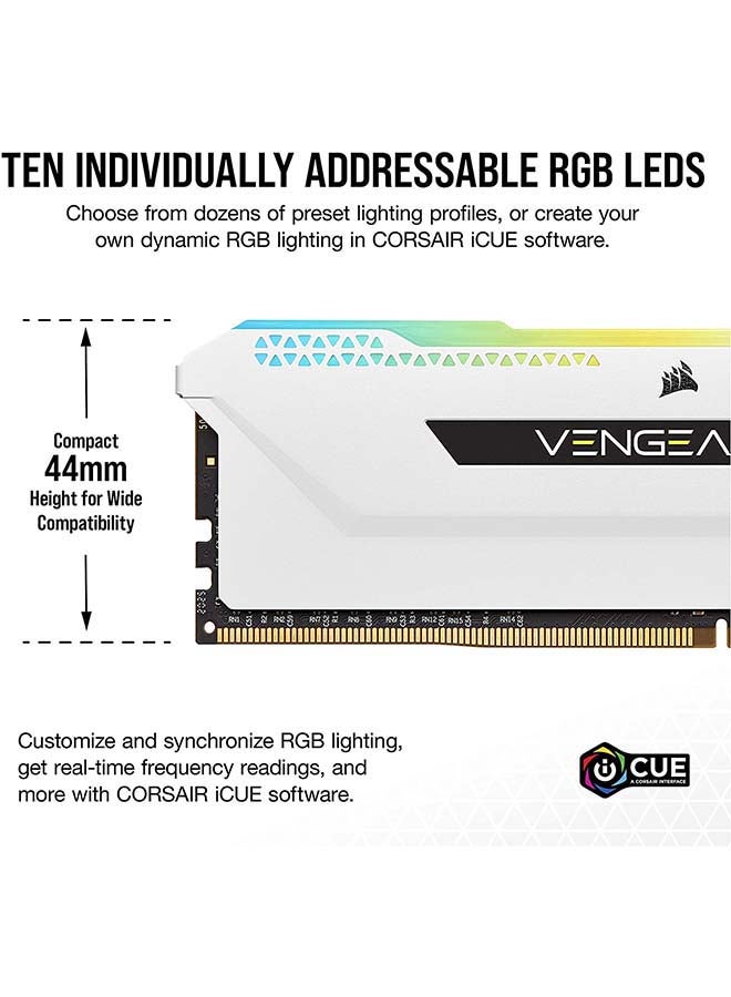 Vengeance RGB PRO SL 32GB  DDR4 3200 (PC4-25600) C16 1.35V Desktop Memory