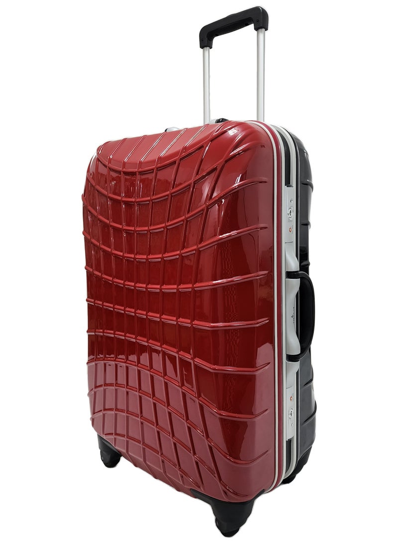 HardSide Suitcase Luggage Lightweight PC Material with 4-Wheel Spinner - 26 Inch Travel Luggage