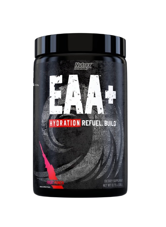 EAA+ Hydration Refuel Build Fruit Punch Flavor 30 Servings