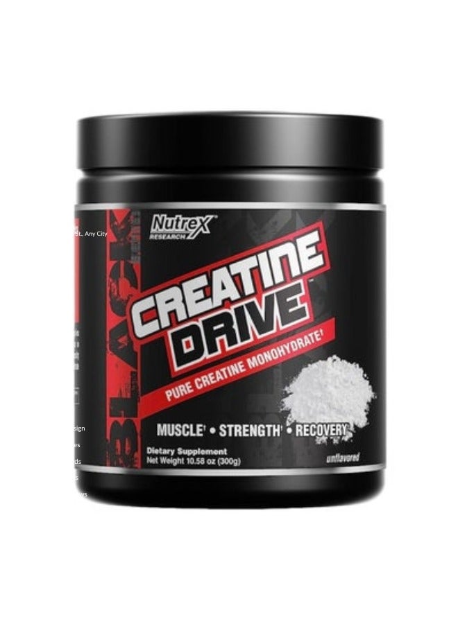 Creatine Drive Pure Creatine Monohydrate Unflavored 300g