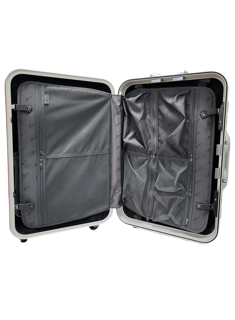 HardSide Suitcase Luggage Lightweight PC Material with 4-Wheel Spinner - 26 Inch Travel Luggage