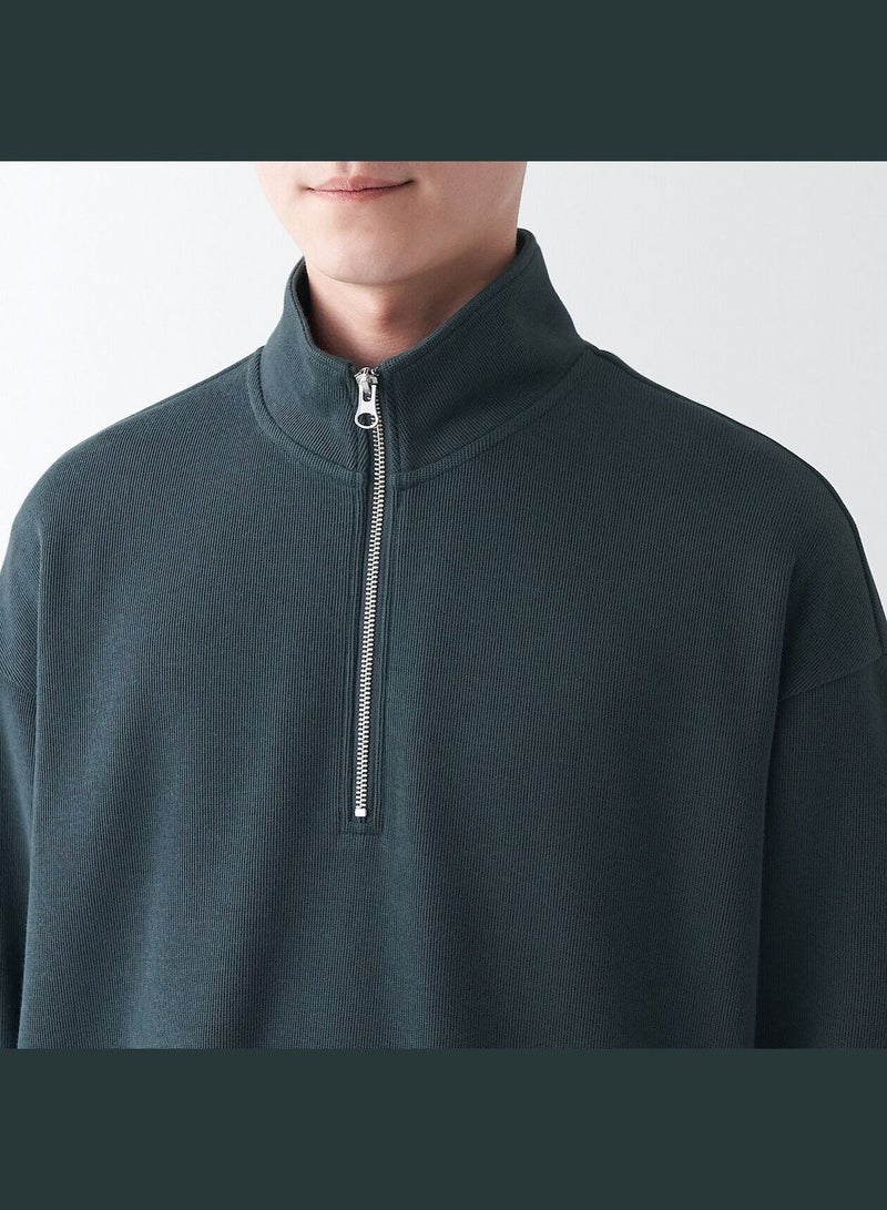 Double Knits Half Zip Sweatshirt