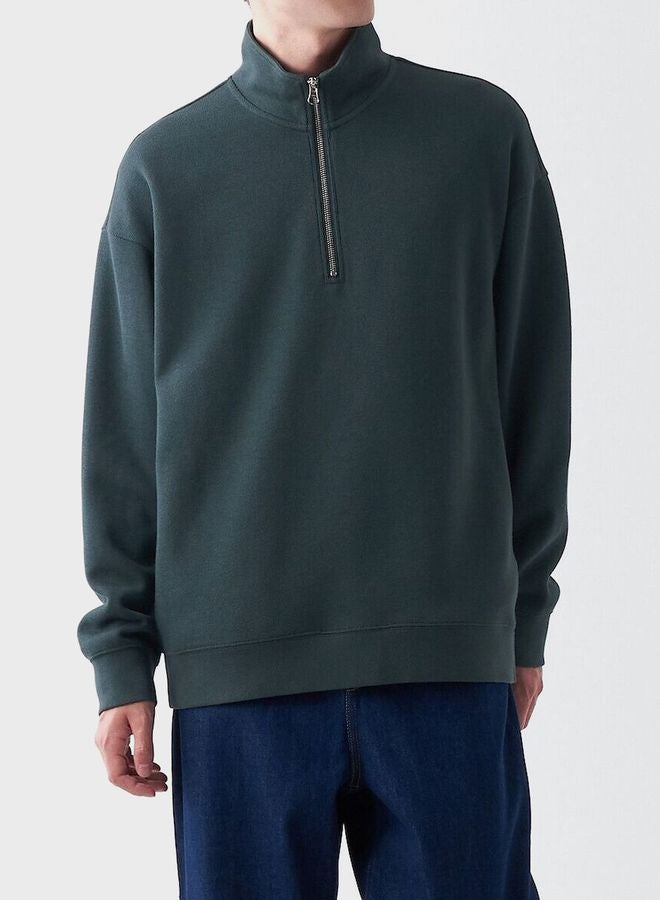 Double Knits Half Zip Sweatshirt