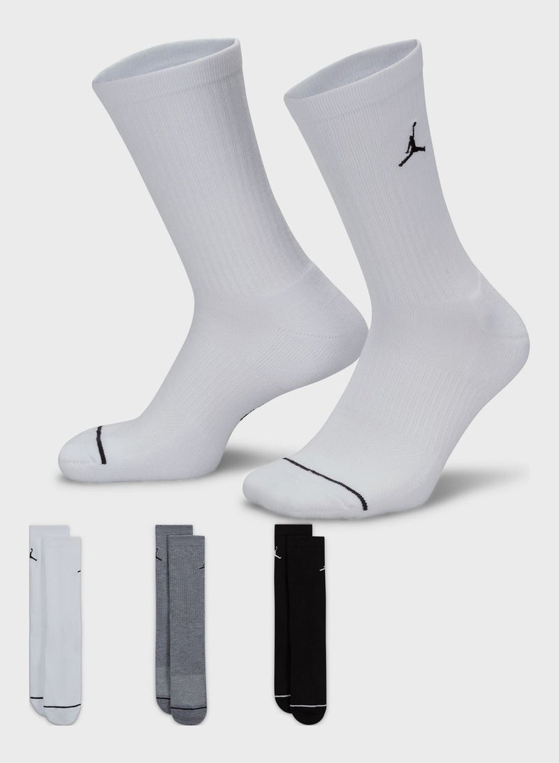 3 Pair Of Jordan Everyday Cush Socks