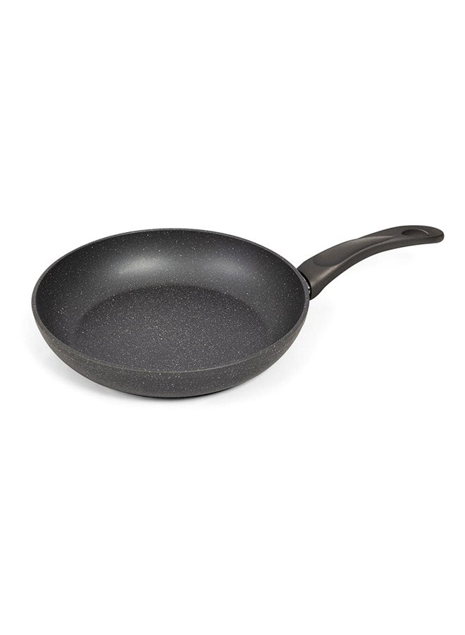 Dara Casserole and Fry Pan Set, Dark Grey, Clear & Black - 26 cm