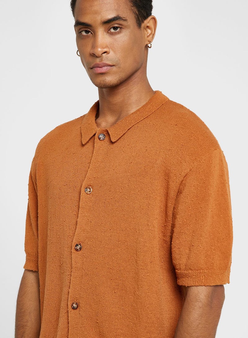 Textured Relaxed Fit Shirt