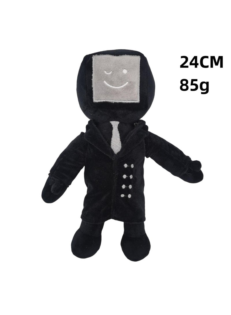Stuffed Plush Toys Grotesque Toilet Man Chainsaw Man Funny And Interesting Dolls Black-E