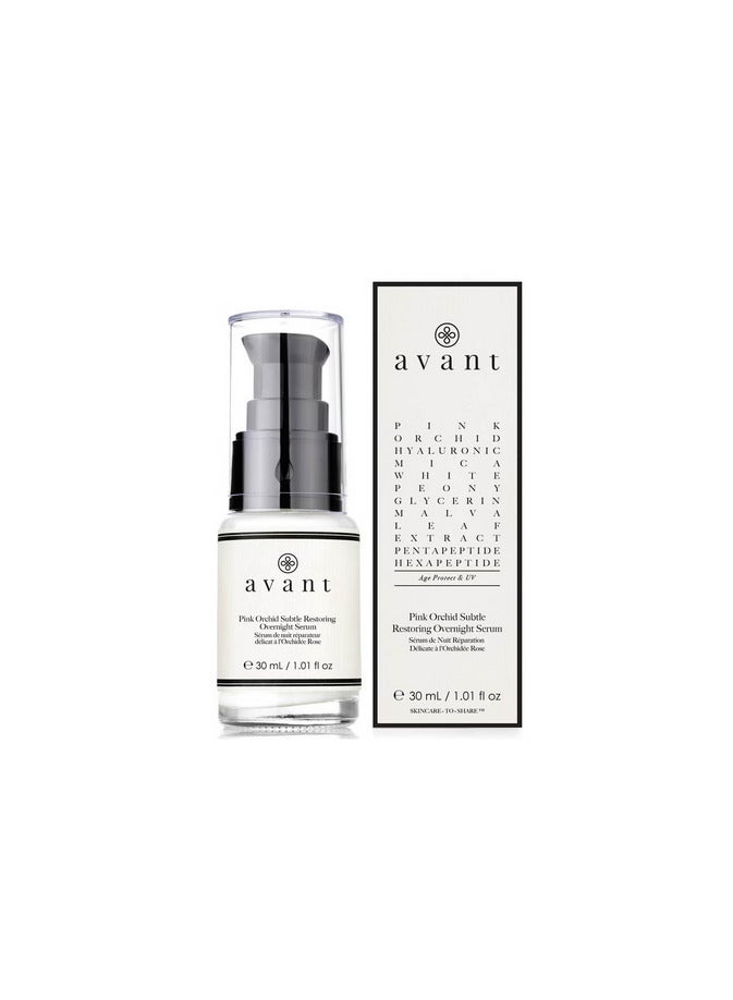 Avant Skincare Pink Orchid Subtle Restoring Overnight Serum 30ml