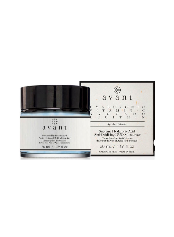 Avant Skincare Supreme Hyaluronic Acid Anti-Oxidising Duo Moisturiser 50ml