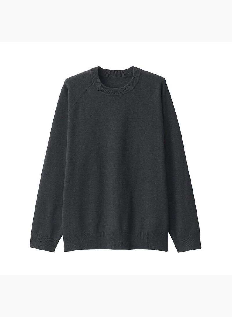 Washable Milano Ribbed Crew Neck Wide Sweater