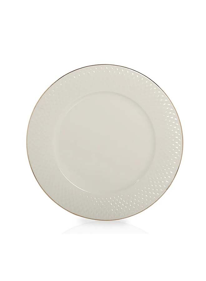 Eclat Porcelain Round Platter Gold 30 cm