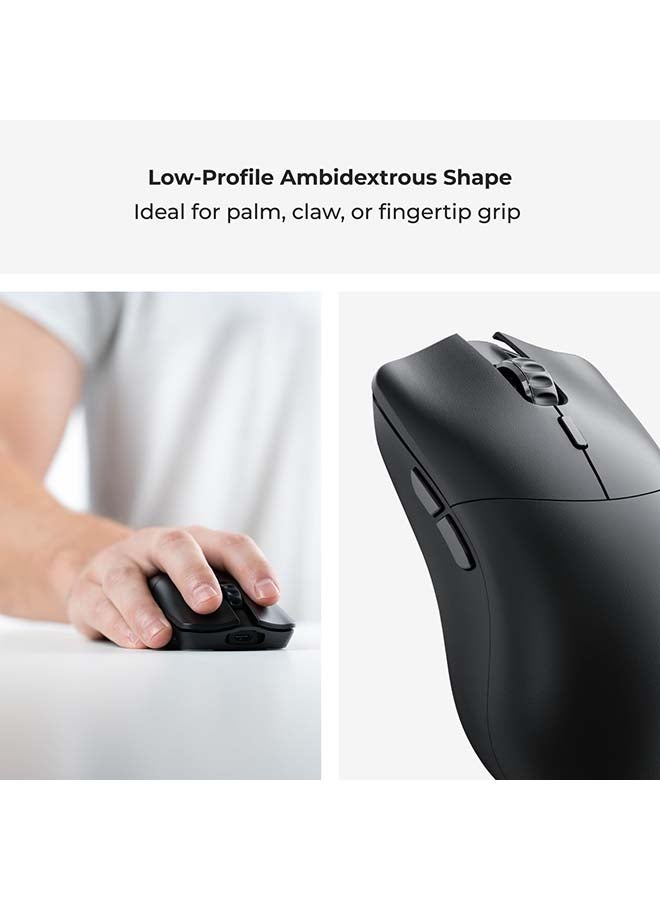 Glorious Model O 2 PRO Wireless 4K/8K Polling Black Gaming Mouse