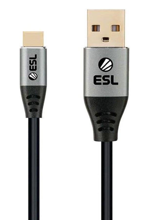 ESL Gaming Cable PS5 & XBX Charging (USB - USB-C) - 4M