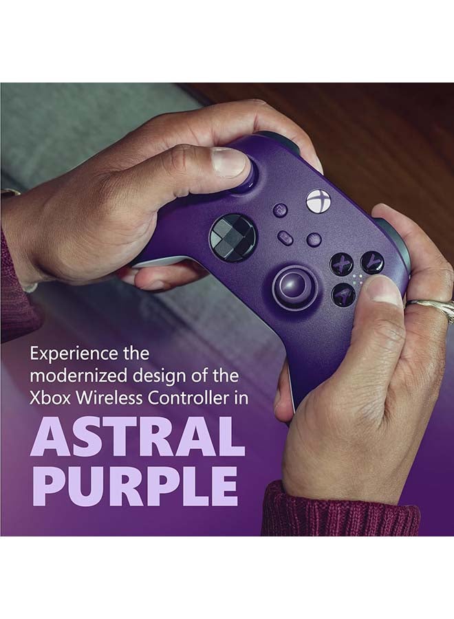 Xbox Core Wireless Gaming Controller – Astral Purple – Xbox Series X|S, Xbox One, Windows PC, Android, and iOS