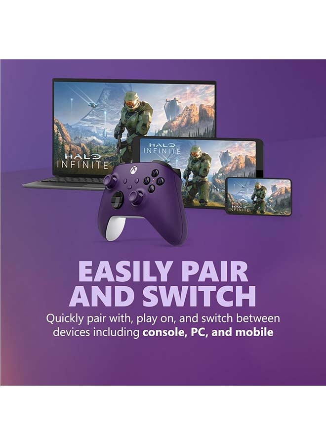 Xbox Core Wireless Gaming Controller – Astral Purple – Xbox Series X|S, Xbox One, Windows PC, Android, and iOS