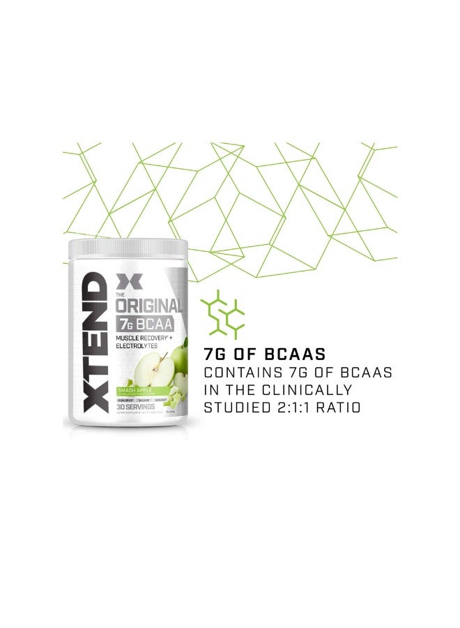 Xtend The Original 7G BCAA Muscle Recovery + Electrolytes, Smash Apple Flavor - 30 Servings