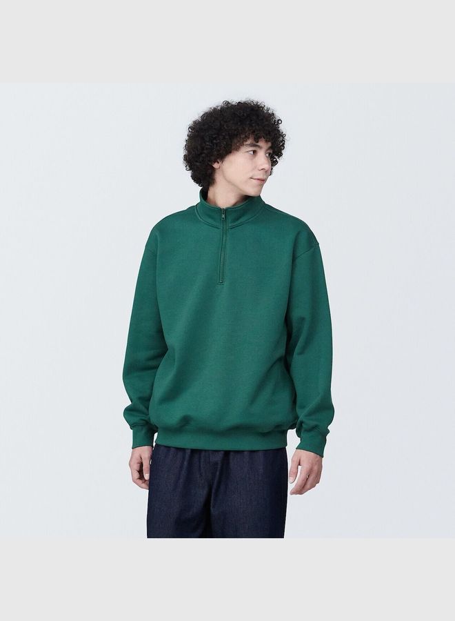 French Terry Half Zip Sweatshirt