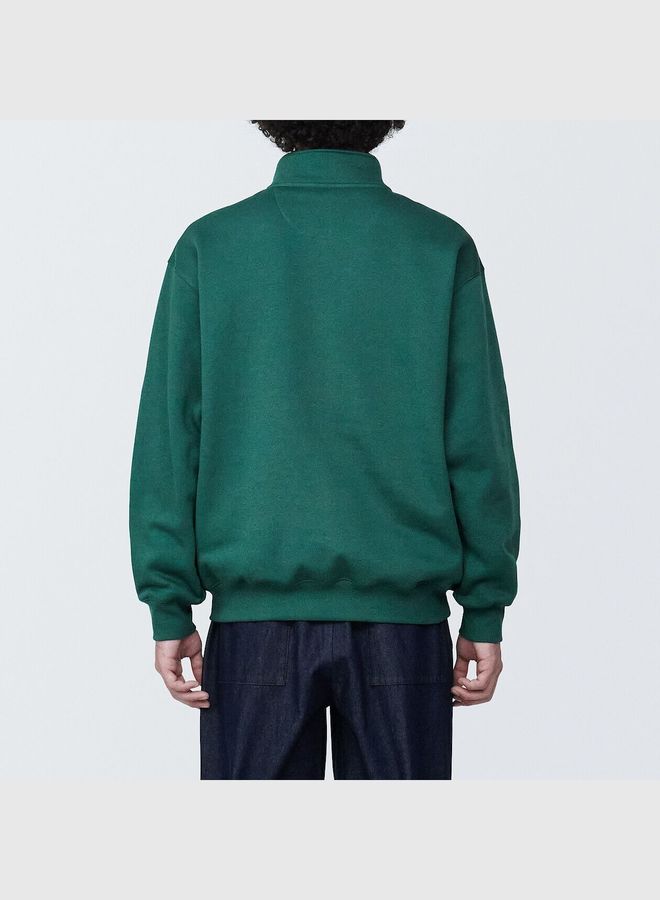 French Terry Half Zip Sweatshirt