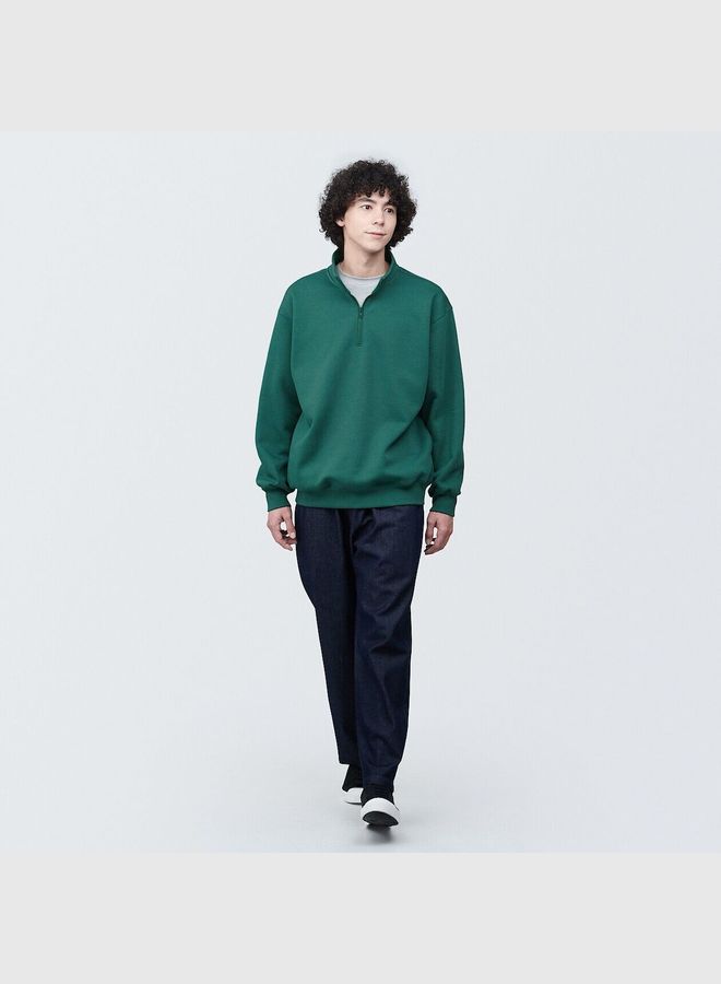 French Terry Half Zip Sweatshirt