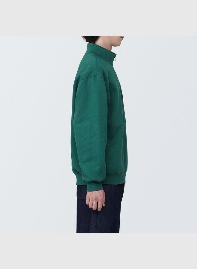 French Terry Half Zip Sweatshirt