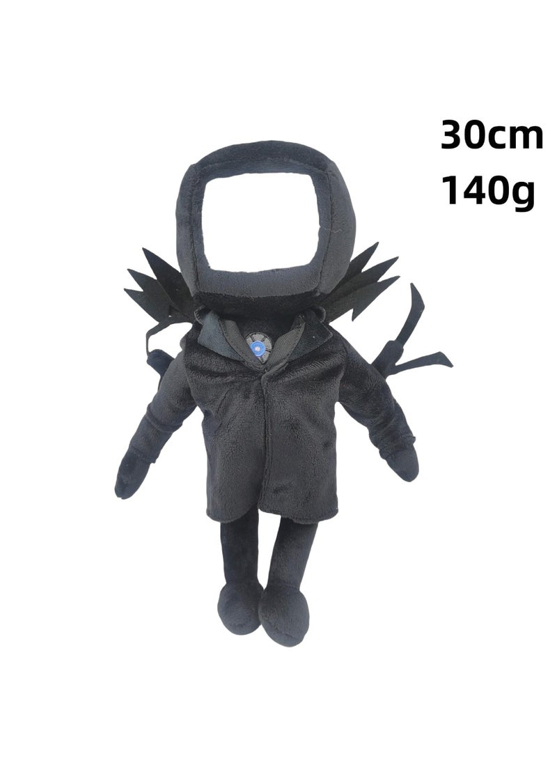 Stuffed Plush Toys Grotesque Toilet Man Chainsaw Man Funny And Interesting Dolls Black-J