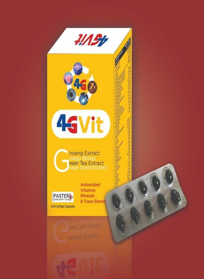 4GVIT - Multivitamin Soft Gel Capsules 30s