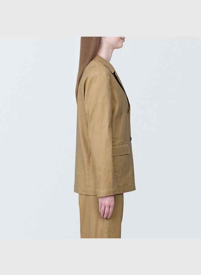 Hemp Blend Stretchtailored Jacket