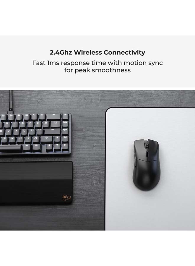 Model D 2 Pro Wireless Gaming Mouse - 2.4Ghz Wireless 1Ms Delay, 100M Clicks, 60G Ultralight, Long Battery Life, 26K Dpi Bamf 2.0 Sensor, Ergonomic, 6 Buttons, Ptfe Feet