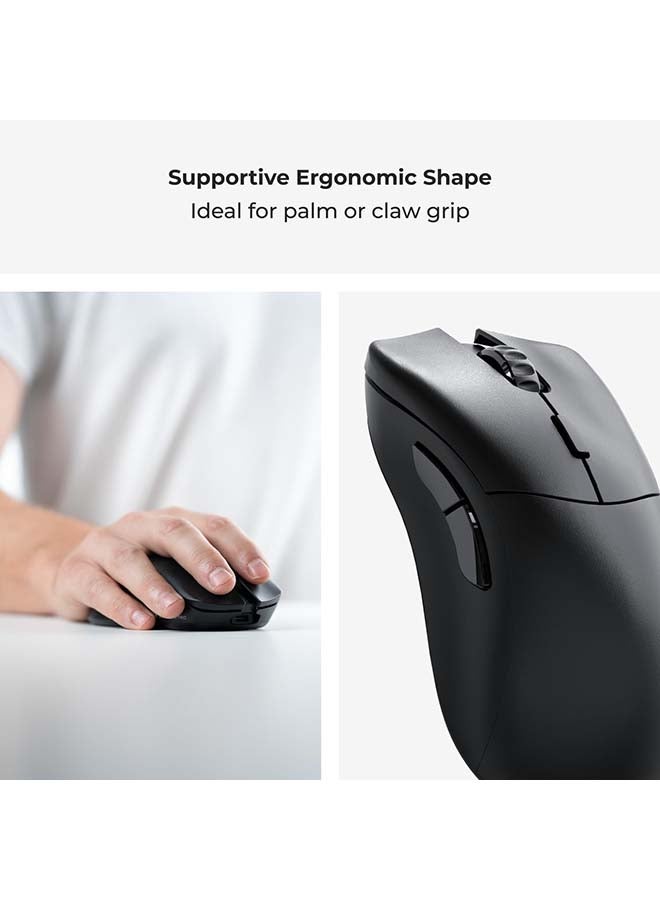 Model D 2 Pro Wireless Gaming Mouse - 2.4Ghz Wireless 1Ms Delay, 100M Clicks, 60G Ultralight, Long Battery Life, 26K Dpi Bamf 2.0 Sensor, Ergonomic, 6 Buttons, Ptfe Feet