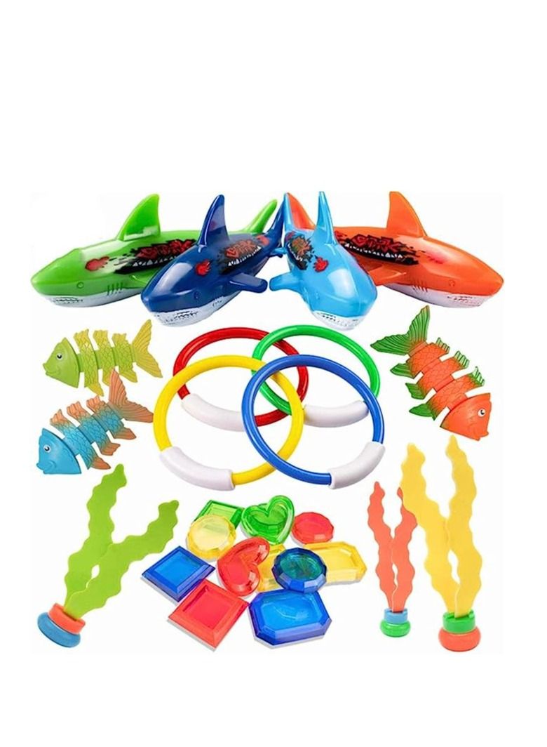 26 PCS Diving Toy for Pool Use Underwater Swimming/Diving Pool Toy Rings