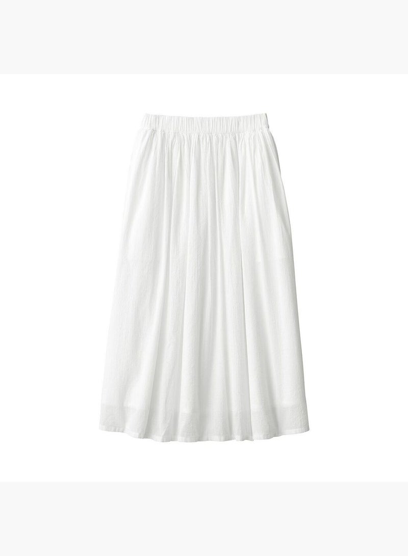 High Twisted Veil Gather Skirt