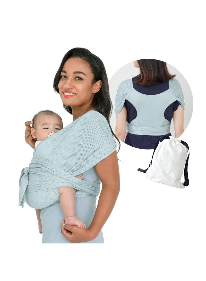 Baby Shoulder Strap Summer Breathable Mesh Cross Simple Back Towel X-Shaped Front Hugging Adjustable Parenting Back Towel