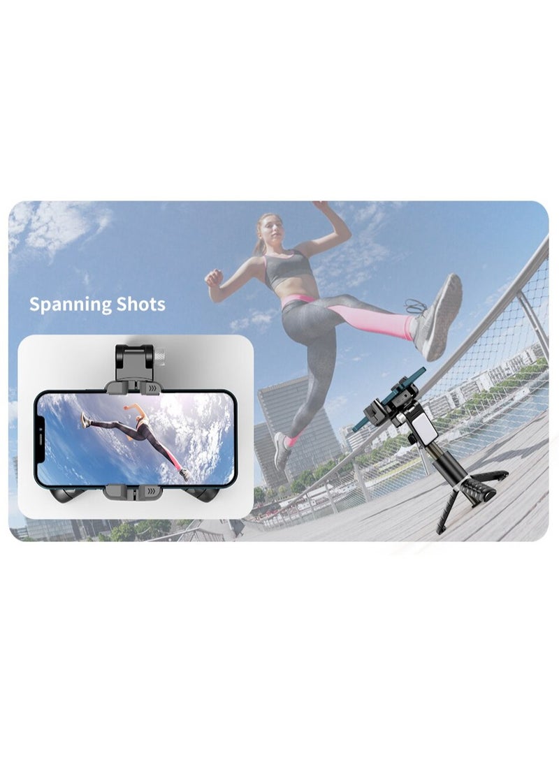 360 Rotation Following Shooting Mode Gimbal Stabilizer Selfie Stick Tripod Gimbal For iPhone Phone Smartphone Live Photography