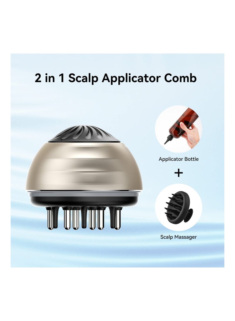 Hair Oil Applicator Comb Root Bottle Scalp Massager for Growth Brush