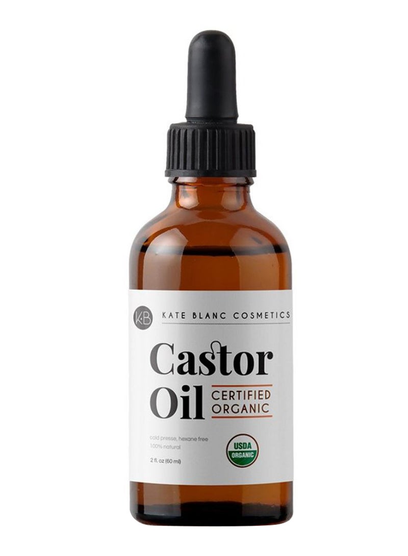 Castor Hair Oil With Eyelash And Brow Brush 60ml