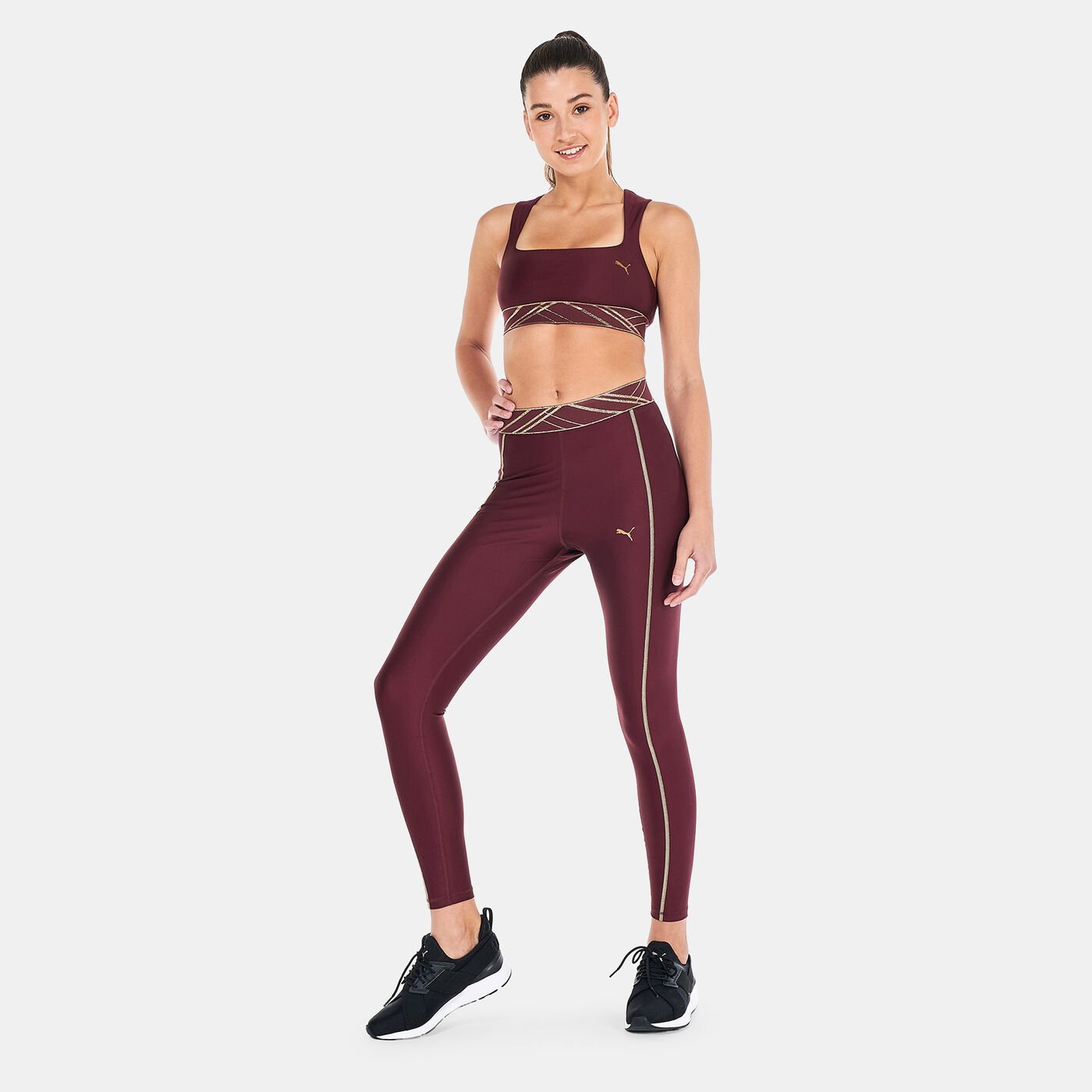 Women's Deco Glam High-Waist Leggings