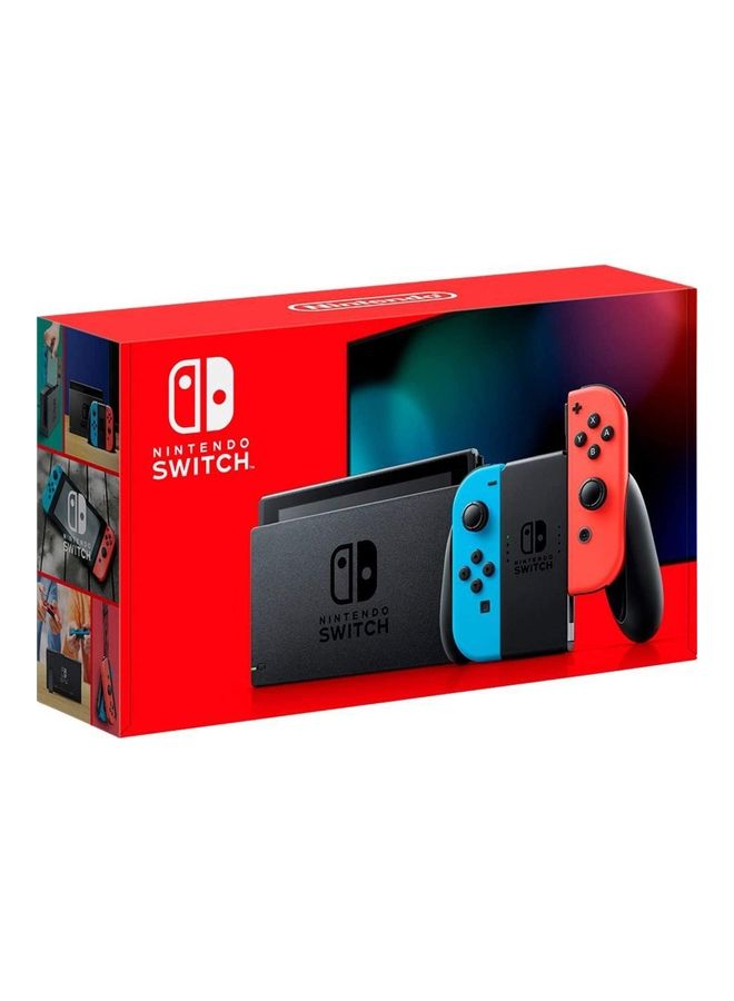 Switch Console (Extended Battery) with Neon Blue and Red Joy‑Con (UAE Version)