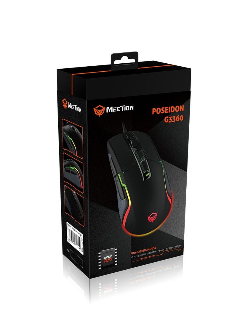 Professional Macro Gaming Mouse POSEIDON G3360