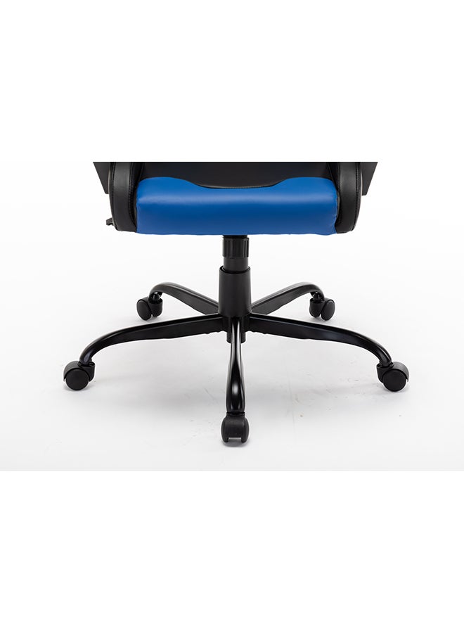 Texas High Back Gaming Chair Blue/Black 82x25.5x50cm